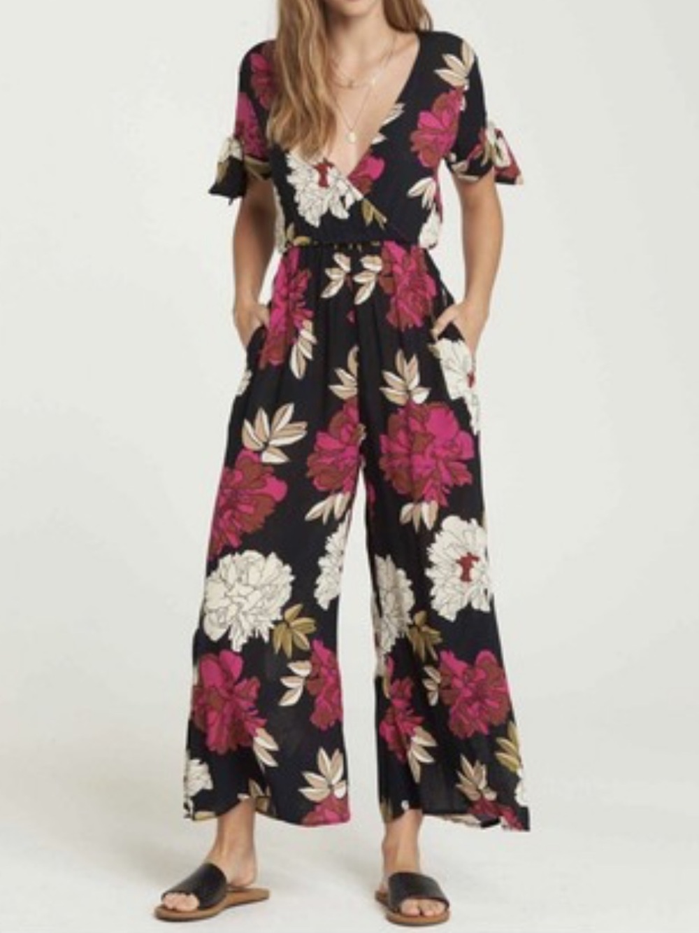 Billabong Floral Jumpsuit Night Conjuror